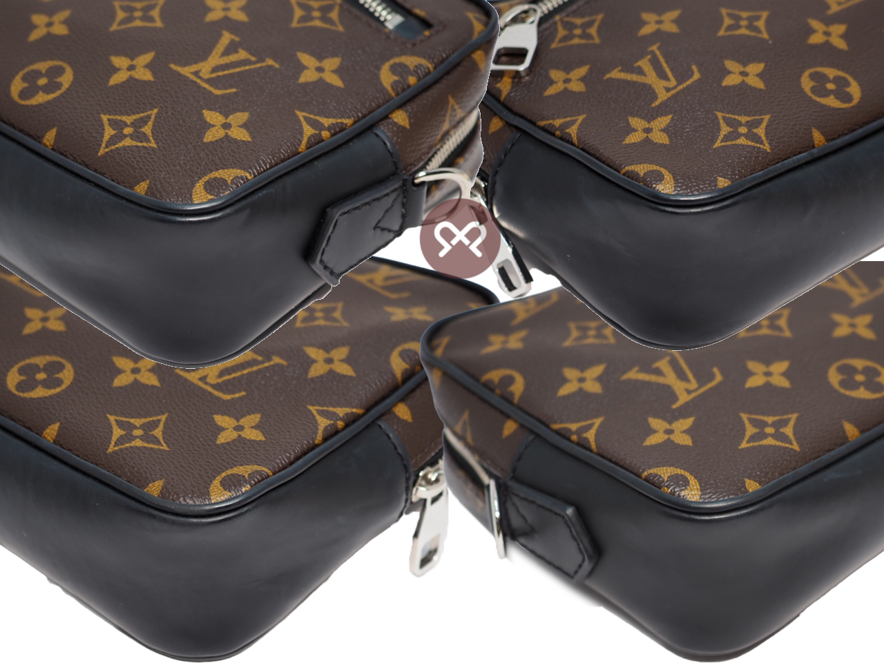 Louis Vuitton M42838 Monogram Canvas Pochette Kasai Macassar Clutch Bag ( SR4126) - Image 6