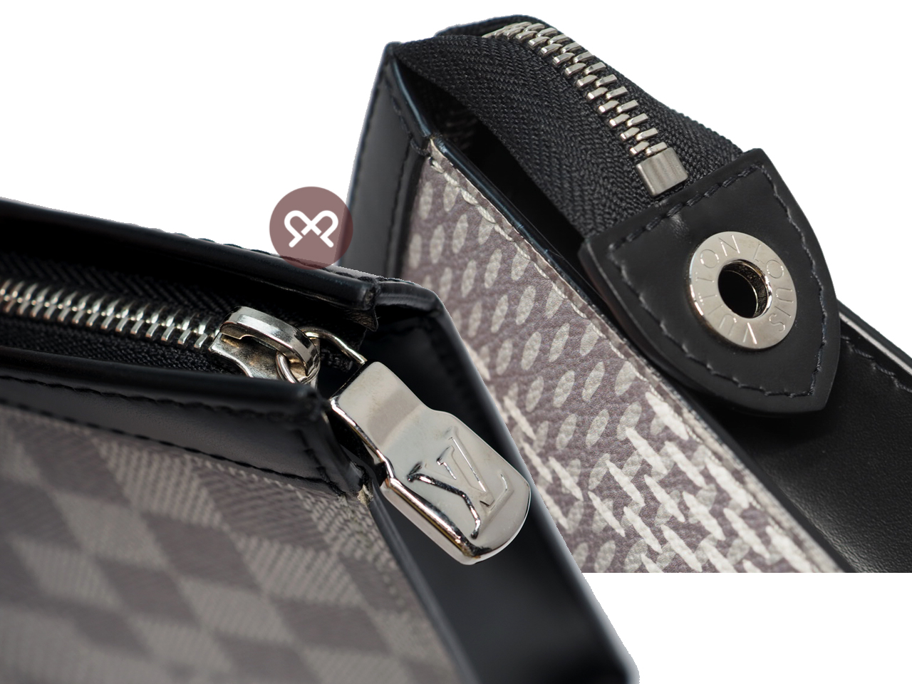 Louis Vuitton N60443 Damier Graphite Canvas Pochette Voyage MM (SP0211) - Image 7