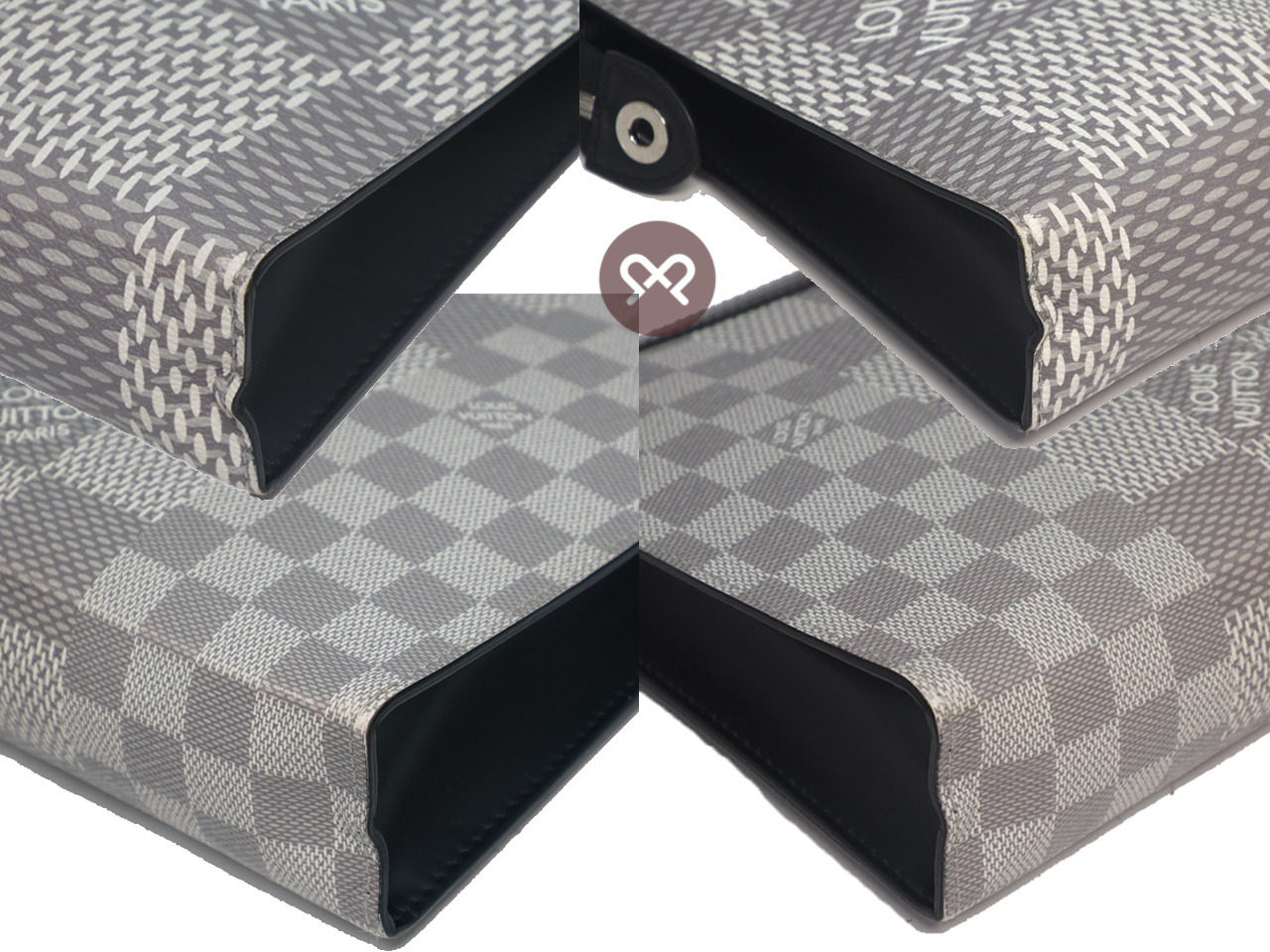 Louis Vuitton N60443 Damier Graphite Canvas Pochette Voyage MM (SP0211) - Image 5