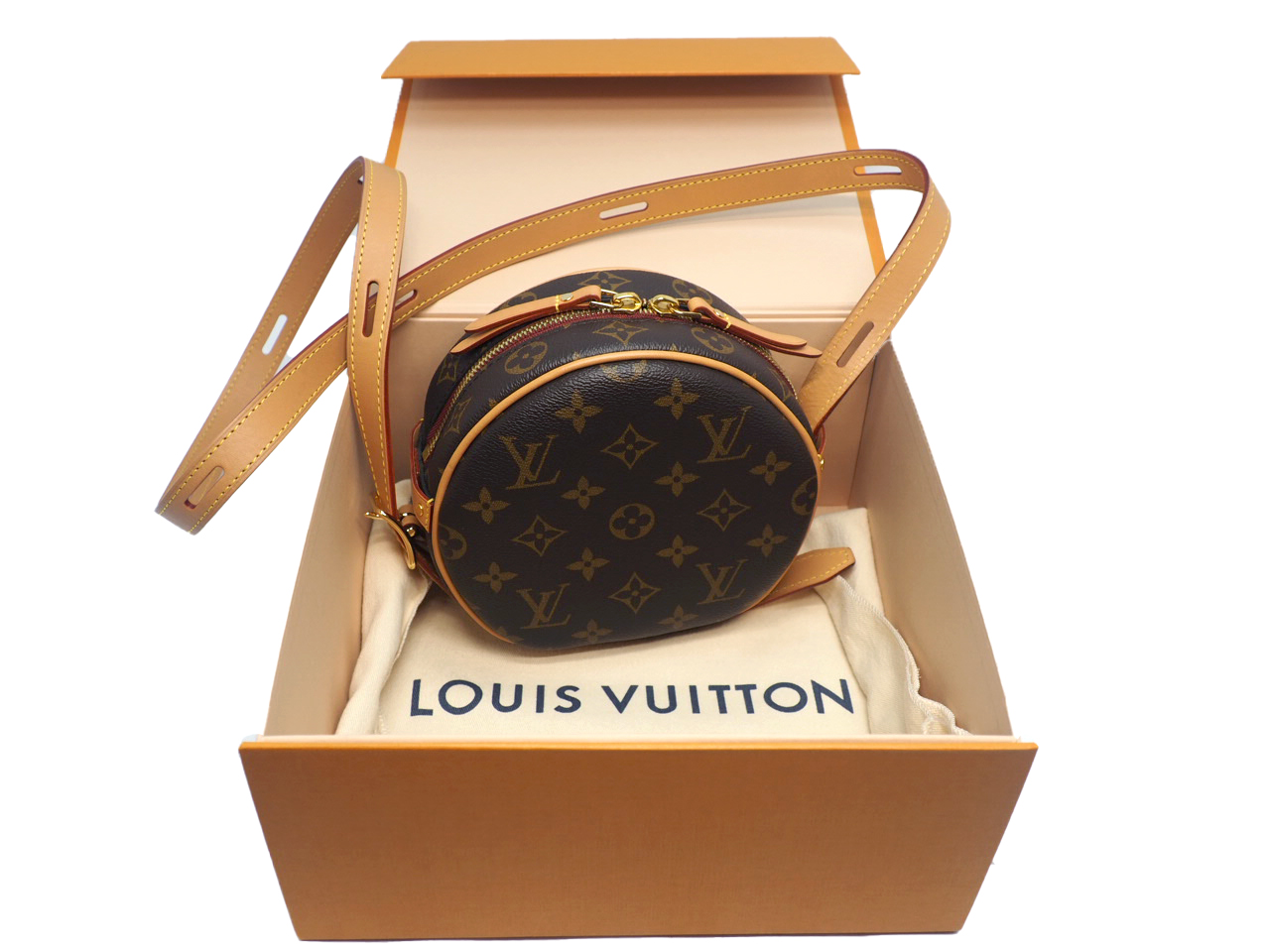 Louis Vuitton M45149 Monogram Canvas Boite Chapeau Souple PM Crossbody bag (DU0270)