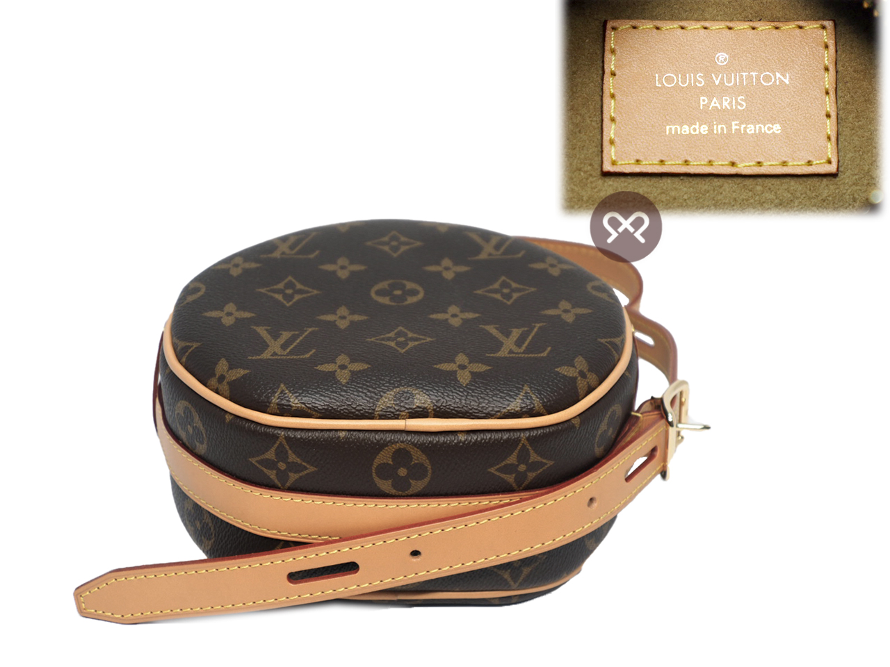 Louis Vuitton M45149 Monogram Canvas Boite Chapeau Souple PM Crossbody bag (DU0270) - Image 3