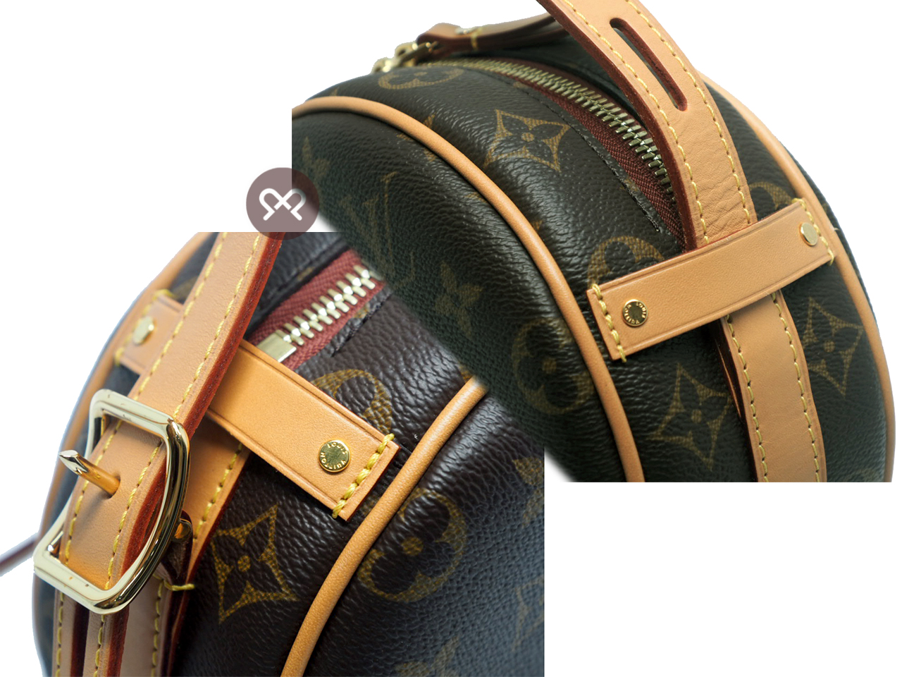 Louis Vuitton M45149 Monogram Canvas Boite Chapeau Souple PM Crossbody bag (DU0270) - Image 6