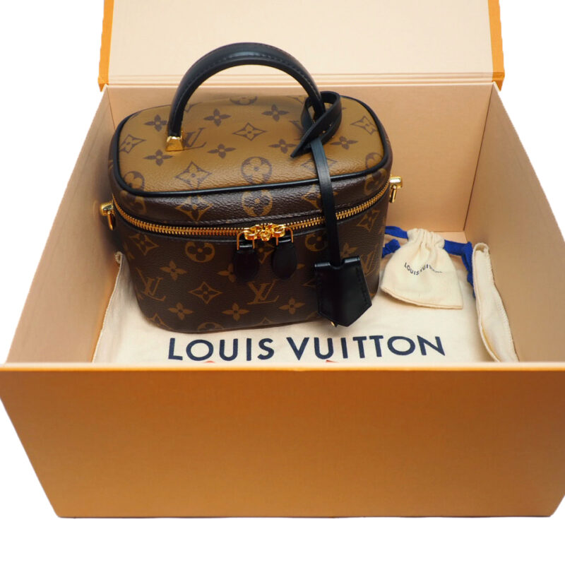 Louis Vuitton M45165 Monogram Reverse Canvas Vanity PM RFID