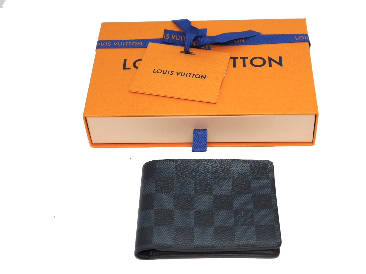 Louis Vuitton N63211 Damier Cobalt Multiple Wallet ( CT2118)
