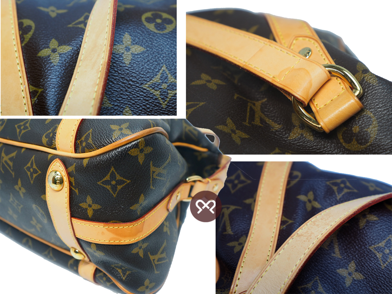 Louis Vuitton M51186 Monogram Canvas Stresa PM Shoulder Bag (FL2190) - Image 7