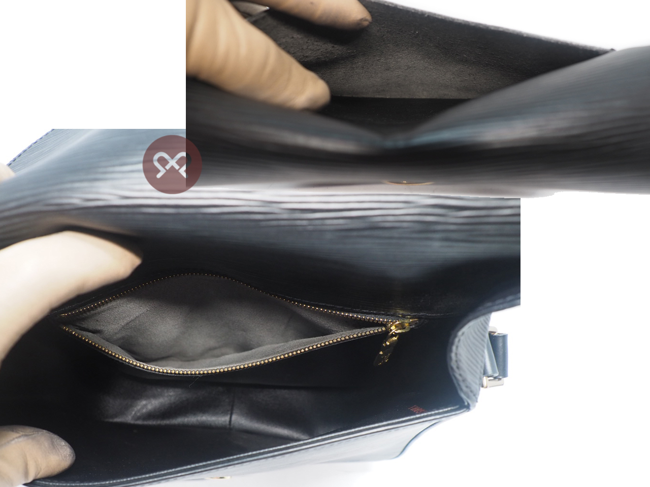 Louis Vuitton M52192 Black Epi Leather Saint-Cloud GM Bag (TH0939) - Image 8