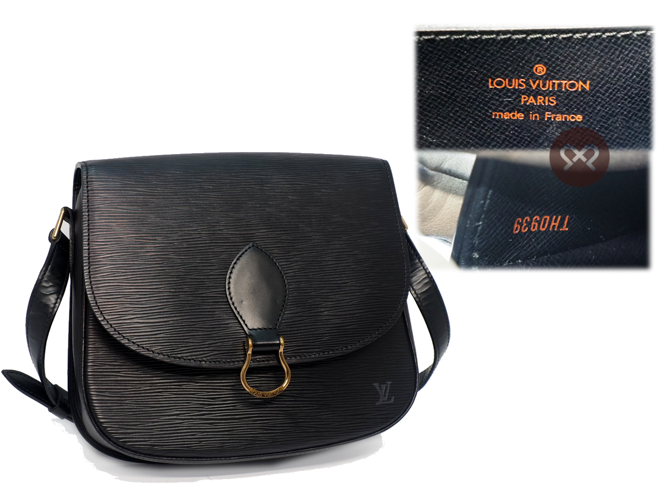 Louis Vuitton M52192 Black Epi Leather Saint-Cloud GM Bag (TH0939) - Image 2