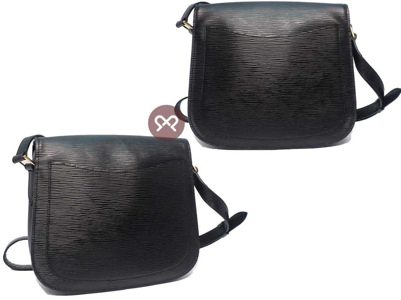 Louis Vuitton M52192 Black Epi Leather Saint-Cloud GM Bag (TH0939) - Image 3