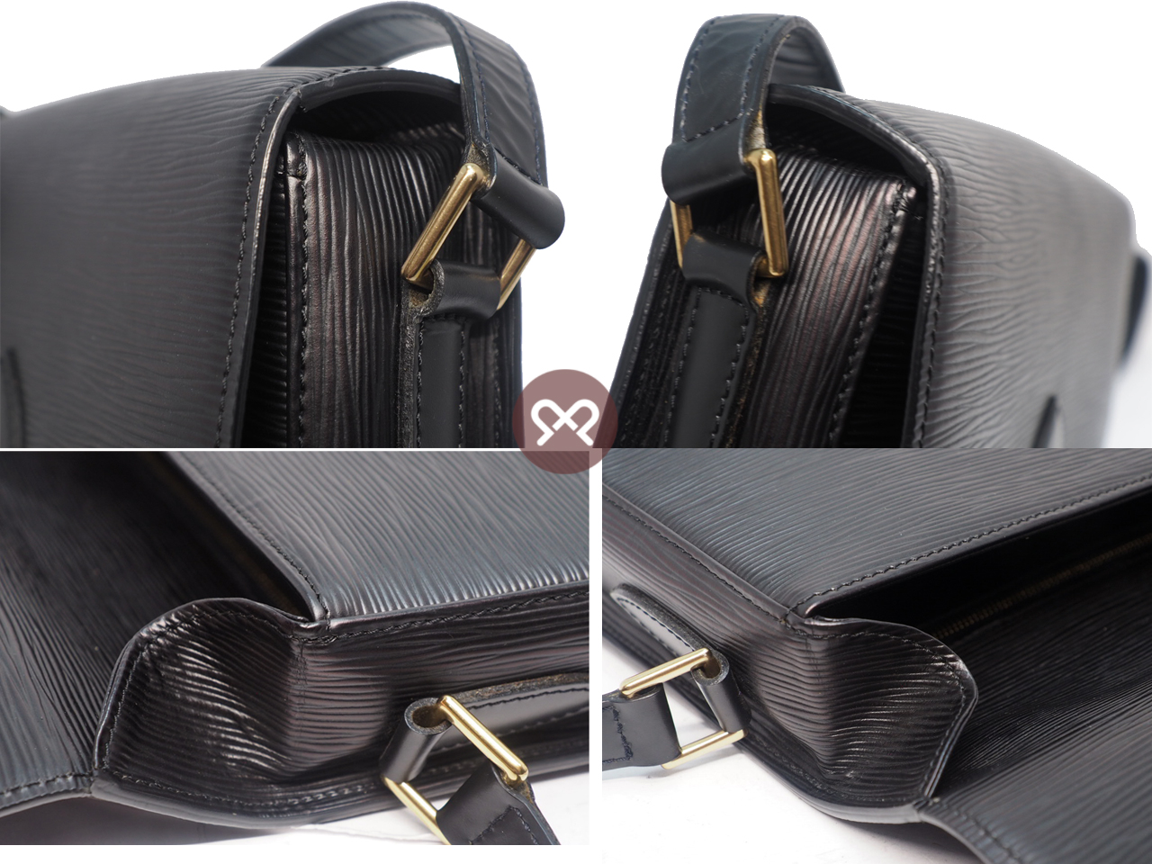Louis Vuitton M52192 Black Epi Leather Saint-Cloud GM Bag (TH0939) - Image 6