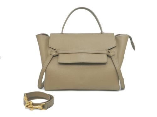 Celine Beige Mini Belt bag in Grained Calfskin (28~38cm )