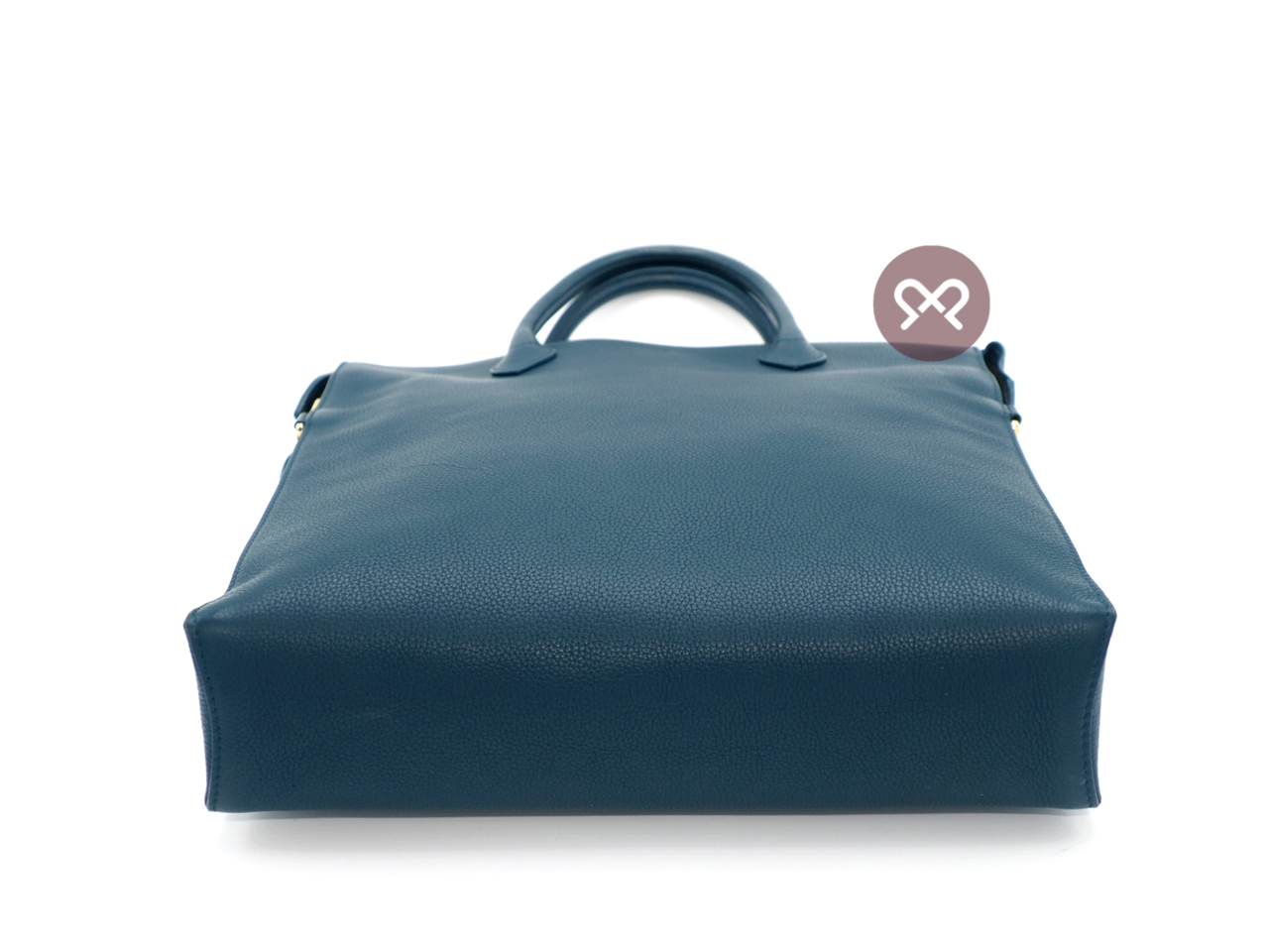 Louis Vuitton M94445 Cyan Mobil Cuir Boheme Tote Bag Document/ Laptop Tote Bag - Image 4