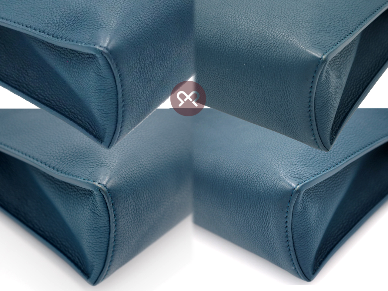 Louis Vuitton M94445 Cyan Mobil Cuir Boheme Tote Bag Document/ Laptop Tote Bag - Image 12
