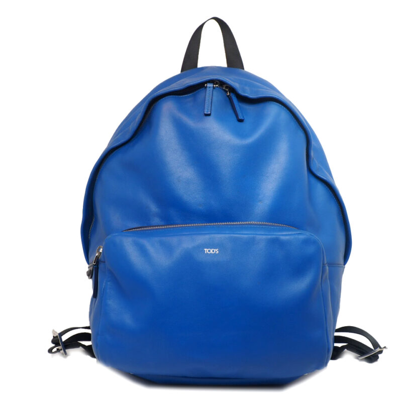 Tods Blue Soft Leather City/ Backpack bag included SingPost Shipping + Insurance