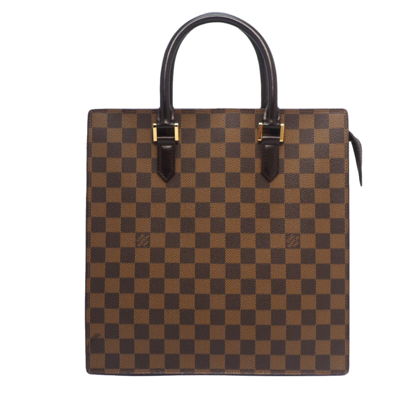 Louis Vuitton N51140 Damier Ebene Canvas Venice Sac Plat PM Document/ Laptop Tote Bag (MI0977)
