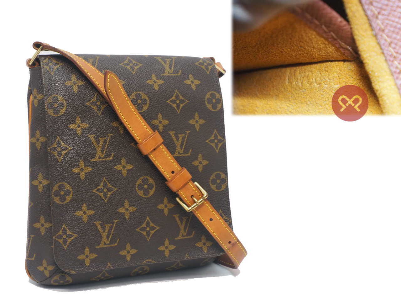 Louis Vuitton M51258 Monogram Musette Salsa with Short Shoulder Strap (LW0030) - Image 2