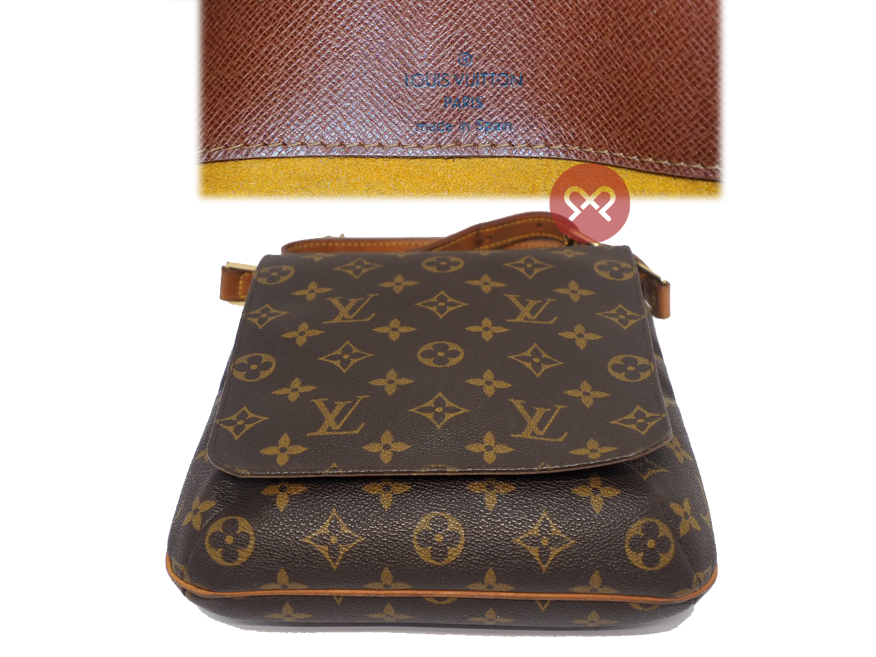 Louis Vuitton M51258 Monogram Musette Salsa with Short Shoulder Strap (LW0030) - Image 4