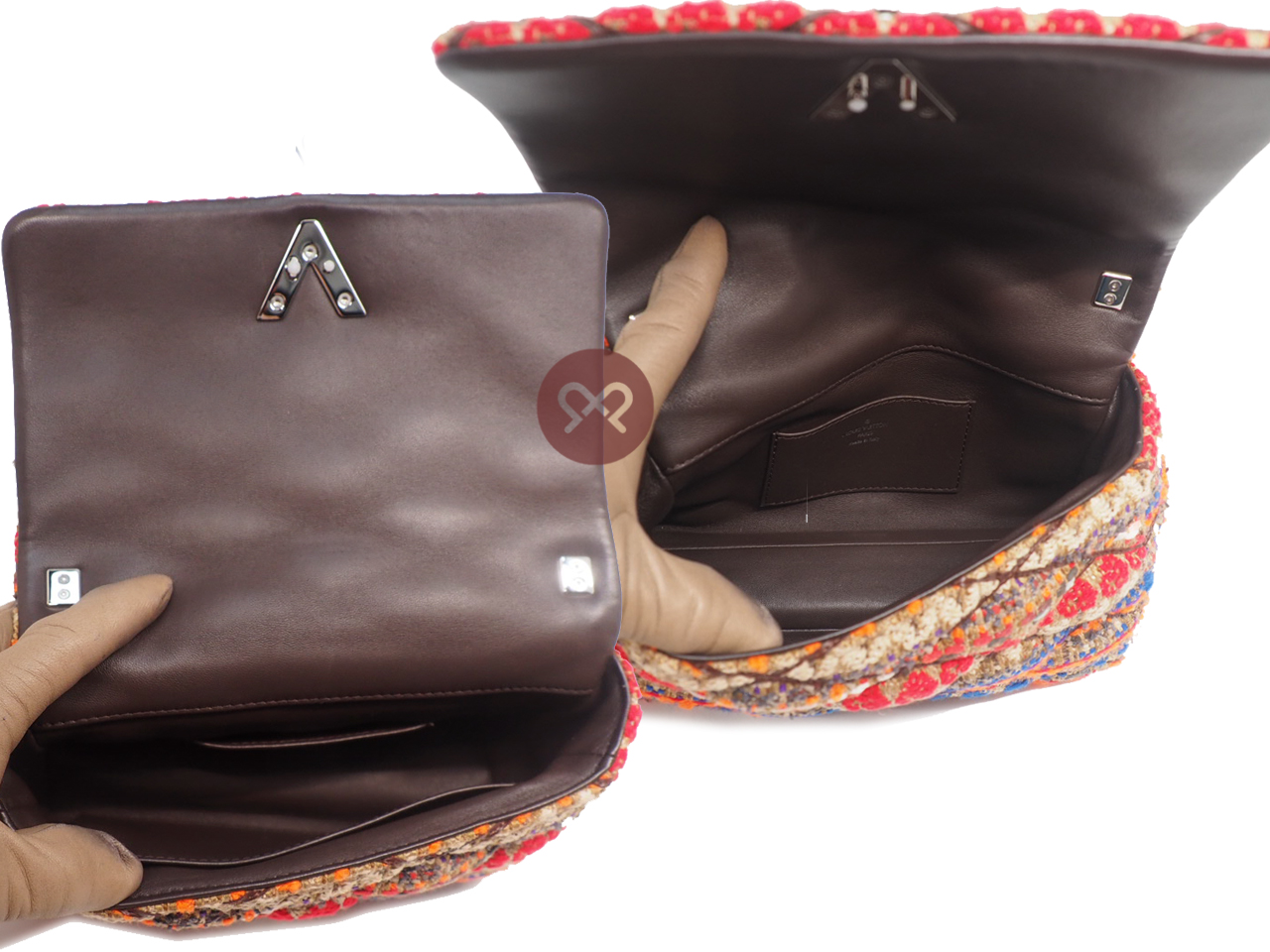 Louis Vuitton M42073 Malletage Tweed Go-14 PM Shoulder /Crossbody Bag ( PO1106) - Image 12