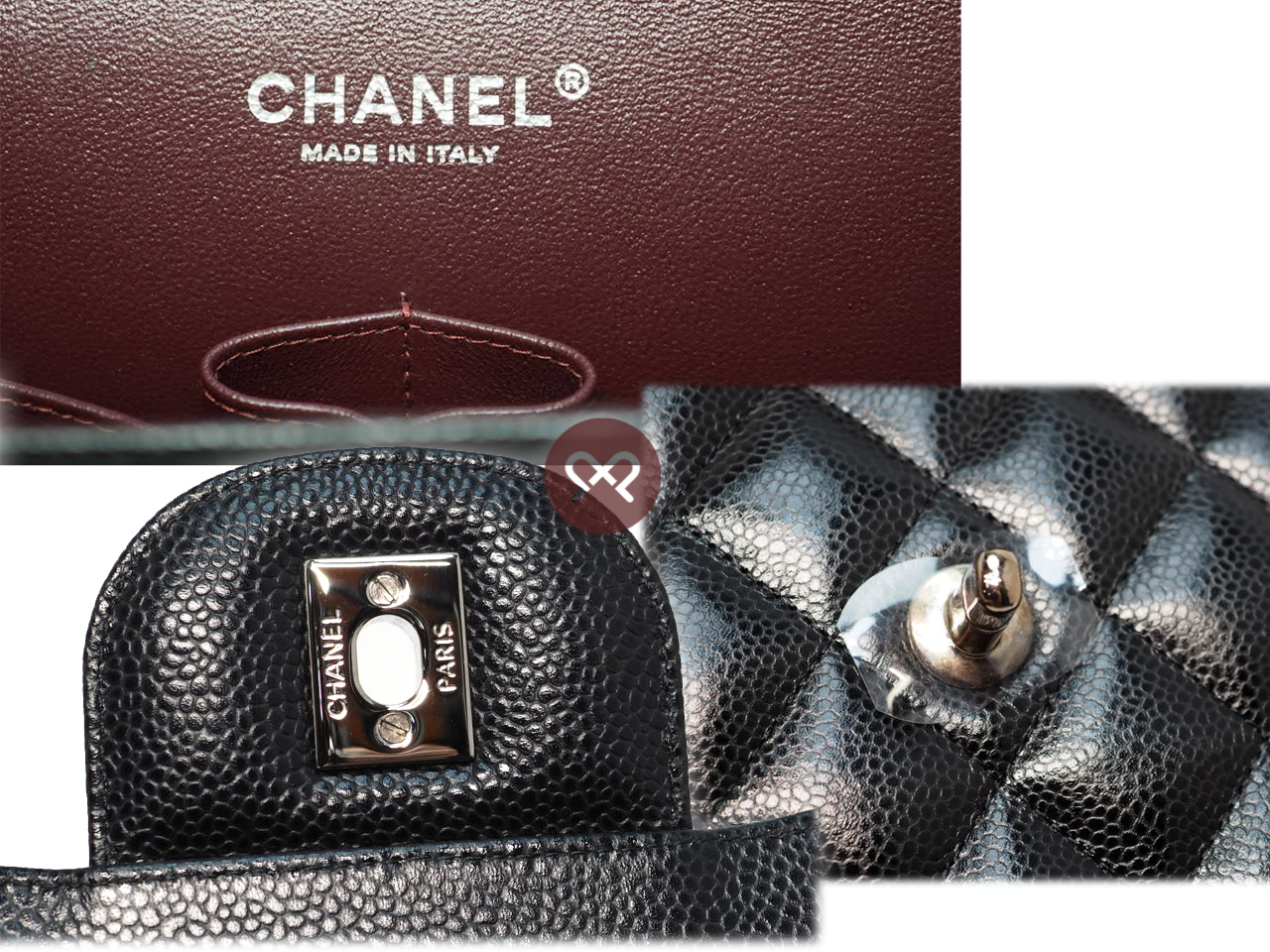 Chanel 24835969 Black Caviar Leather A58600 Classic Jumbo Double Flap 30cm Silver Hardware Bag - Image 7