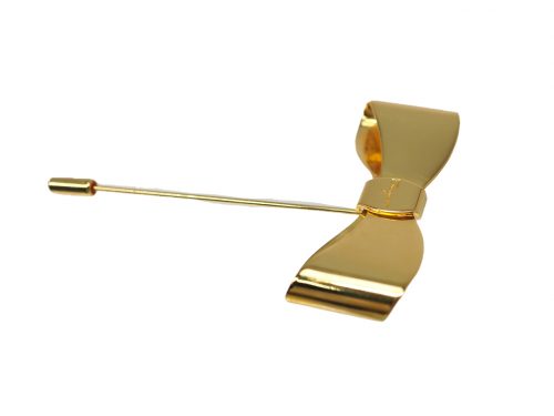 Ferragamo Gold Vara Flower Brooch/ Collar Pin