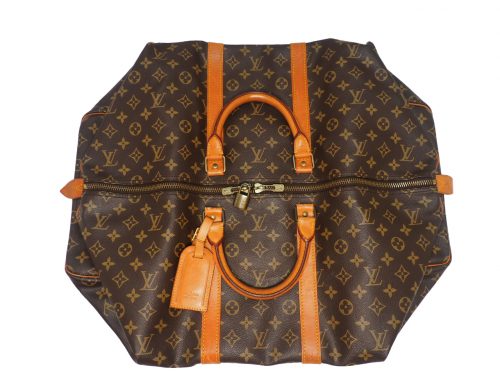 Louis Vuitton M41426 Monogram KEEPALL 50 Travel / Weekend Luggage (VI862)