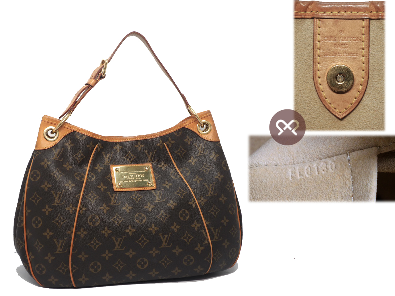 Louis Vuitton M56382 Monogram Canvas M56382 Galliera PM (FL0130) - Image 3