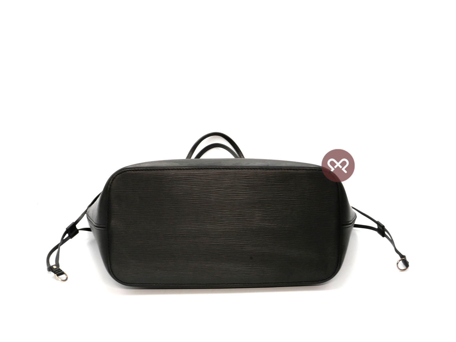 Louis Vuitton Black Epi Leather Neverfull MM Tote Bag (CA3173) with Pouch & Receipt - Image 3