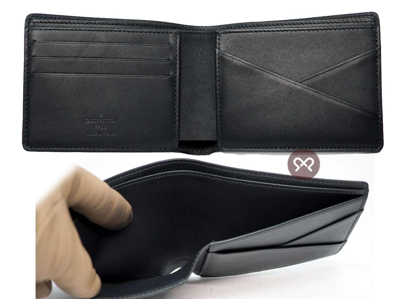 Louis Vuitton N63211 Damier Cobalt Multiple Wallet ( CT2118) - Image 3