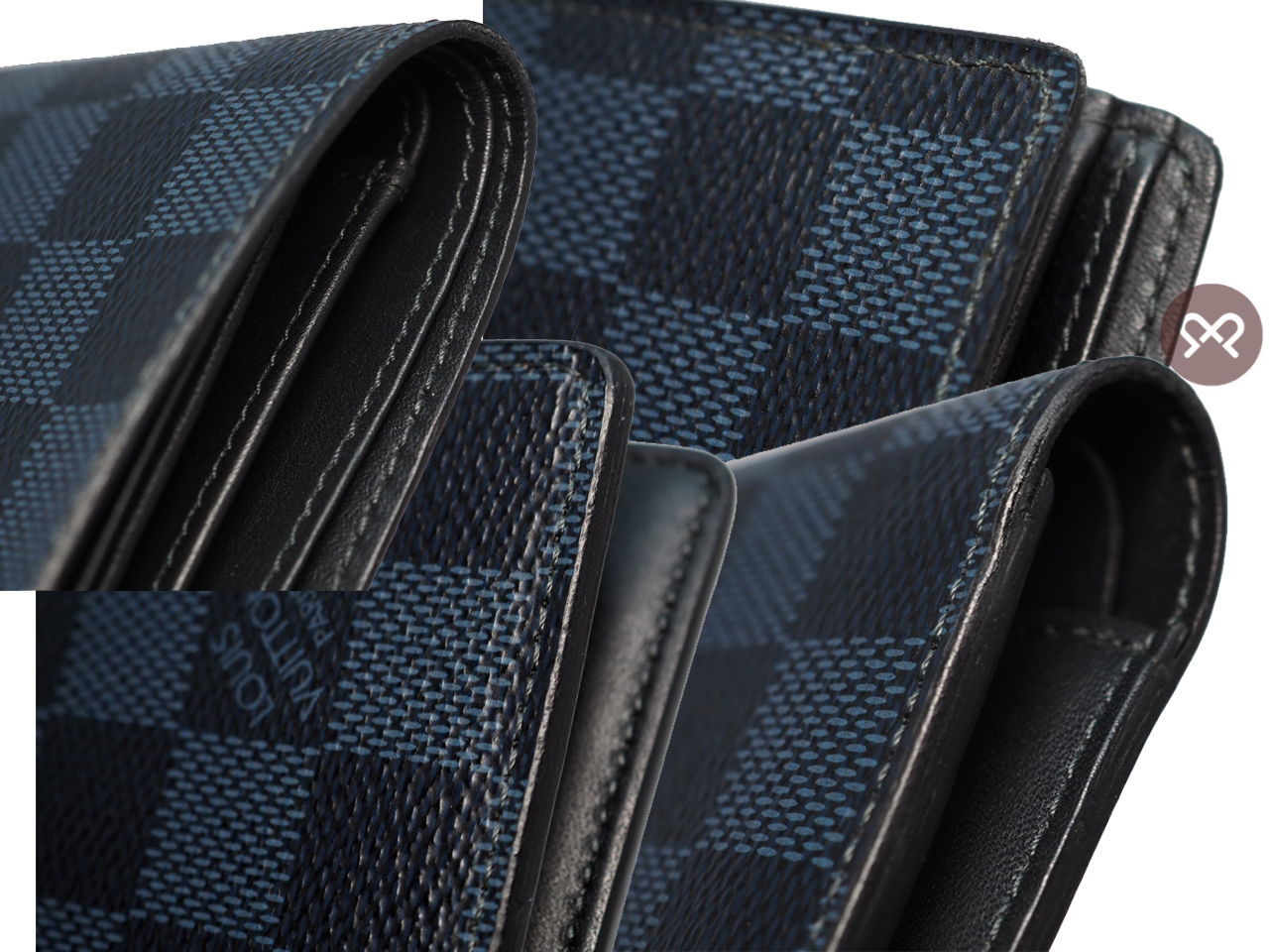 Louis Vuitton N63211 Damier Cobalt Multiple Wallet ( CT2118) - Image 5