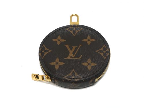 Louis Vuitton Round Coin Monogram Canvas Accessories Pochette/ Bag Charm (SR3200)