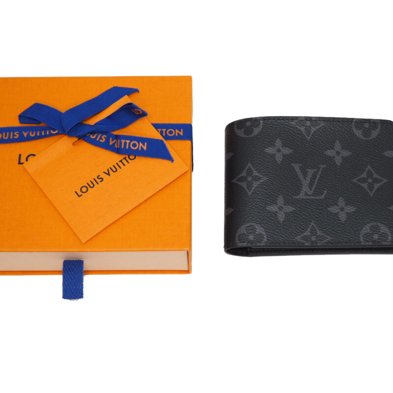 Louis Vuitton M61695 Monogram Eclipse Multiple Wallet (RFID)