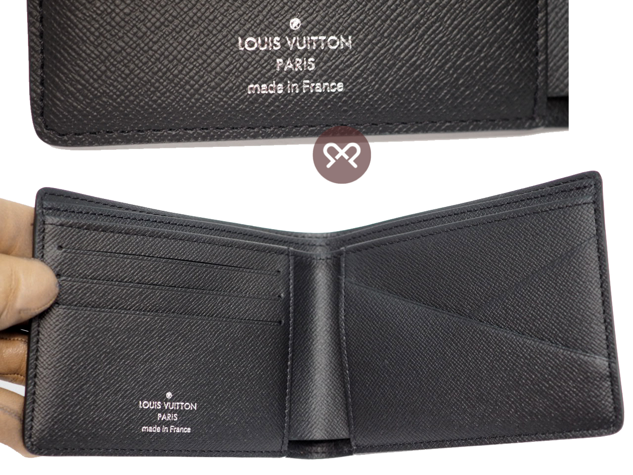 Louis Vuitton M61695 Monogram Eclipse Multiple Wallet (RFID) - Image 3