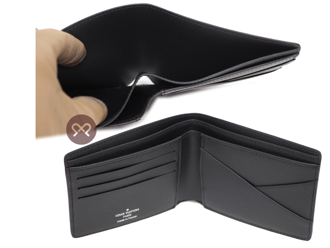 Louis Vuitton M61695 Monogram Eclipse Multiple Wallet (RFID) - Image 4