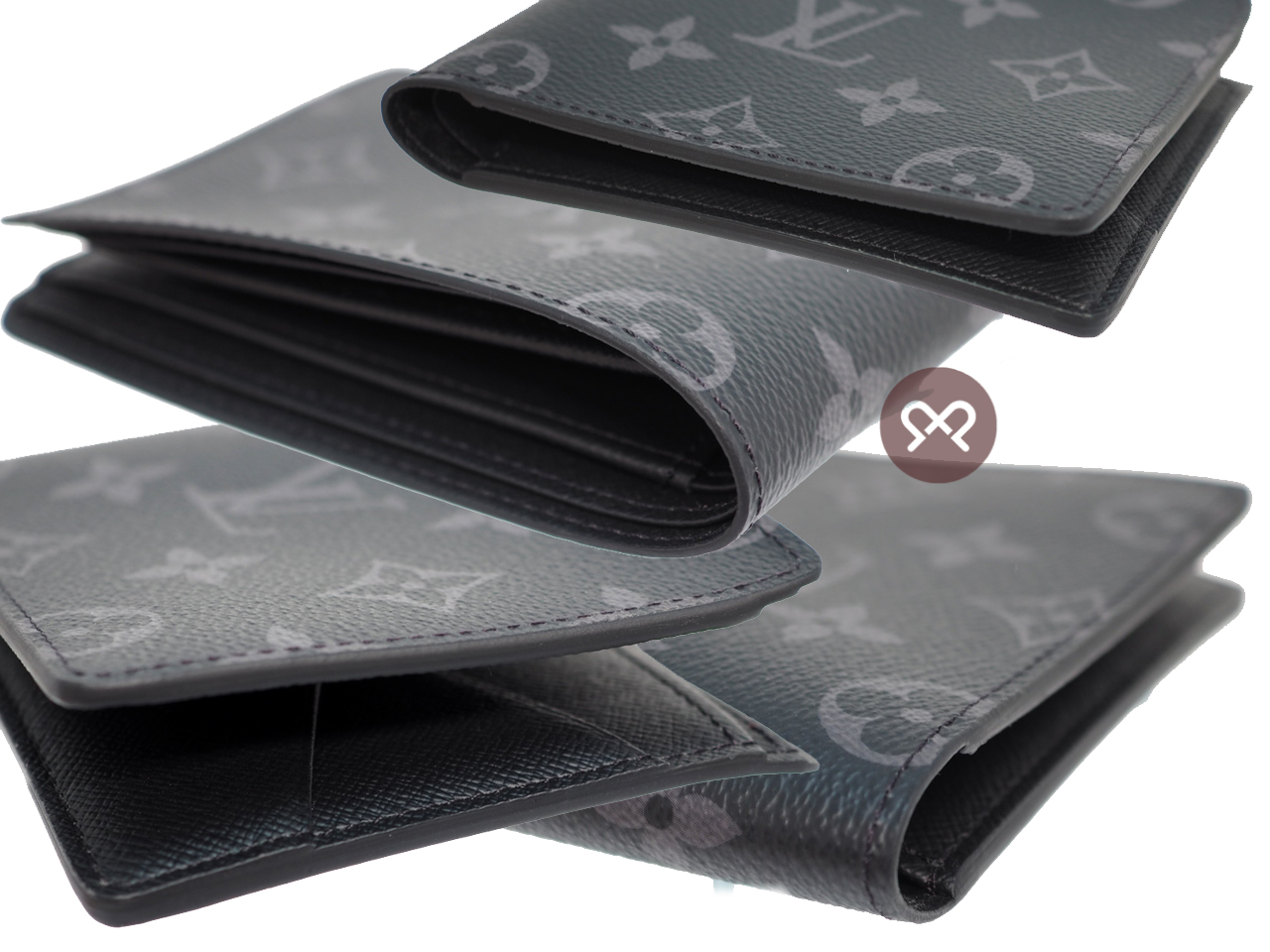 Louis Vuitton M61695 Monogram Eclipse Multiple Wallet (RFID) - Image 5