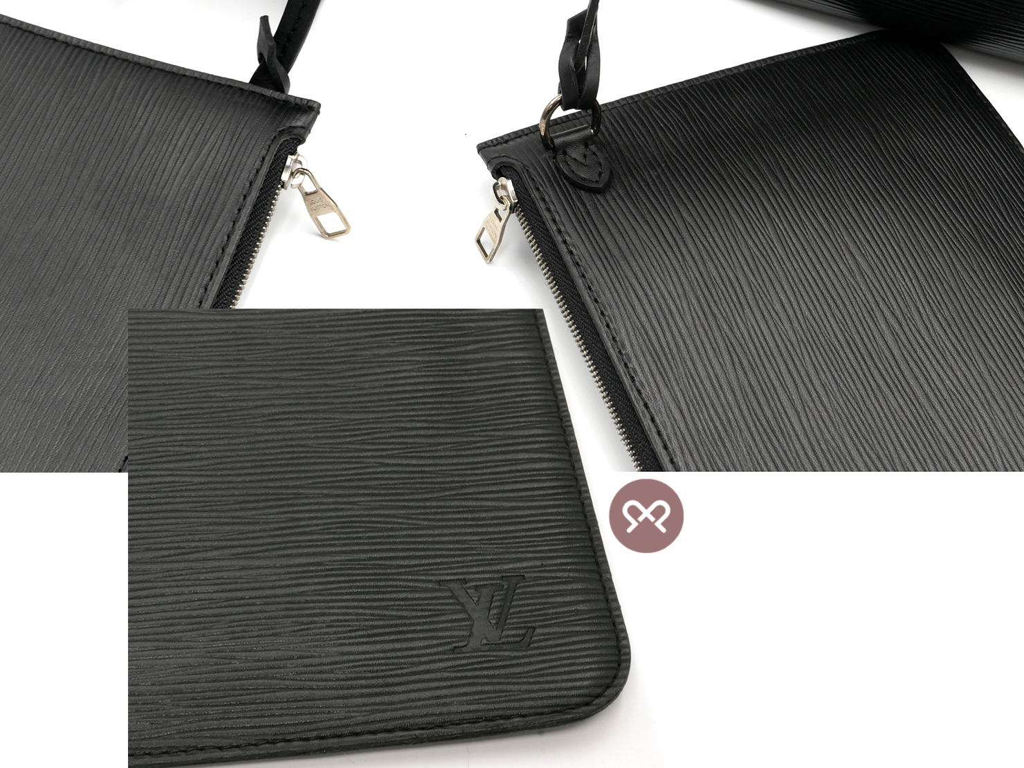 Louis Vuitton Black Epi Leather Neverfull MM Tote Bag (CA2123) - Image 7