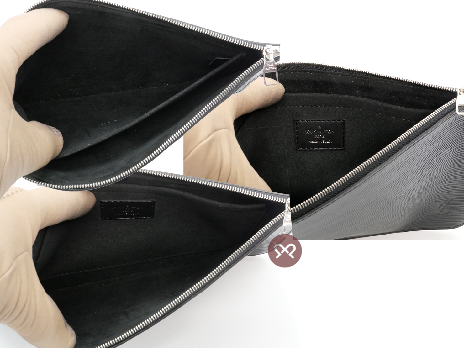 Louis Vuitton Black Epi Leather Neverfull MM Tote Bag (CA2123) - Image 6