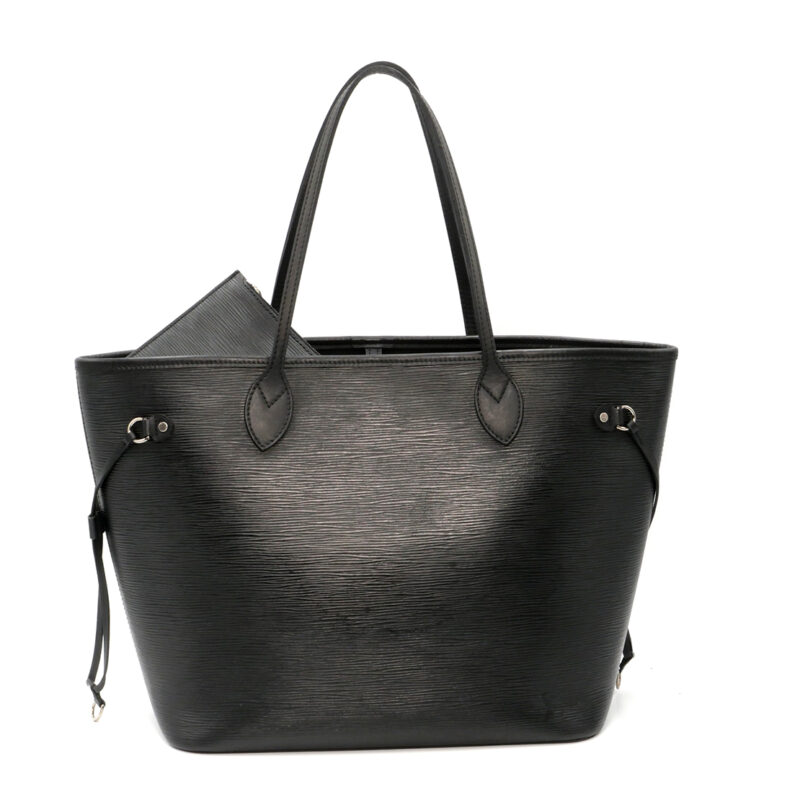 Louis Vuitton Black Epi Leather Neverfull MM Tote Bag (CA2123)