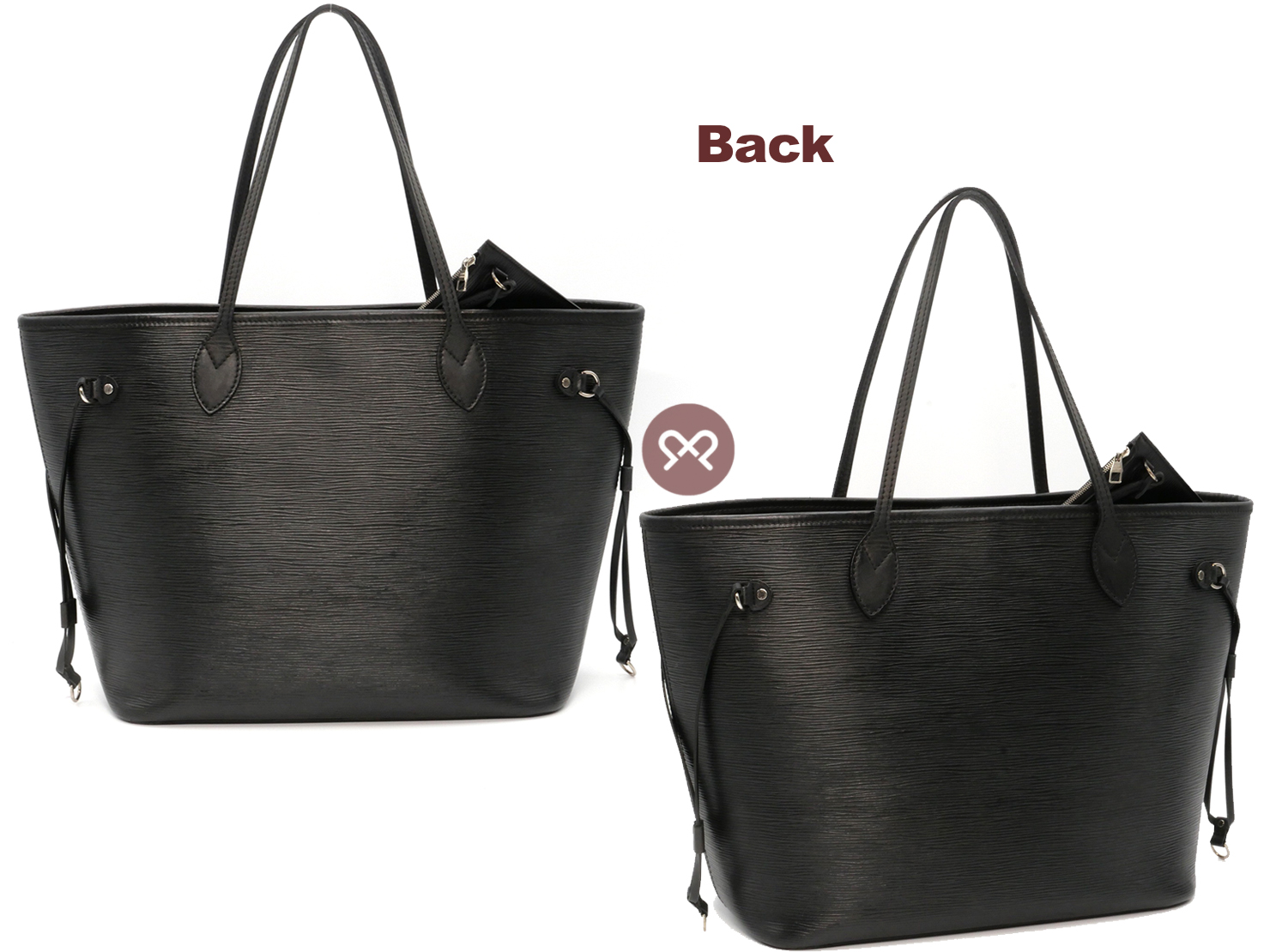 Louis Vuitton Black Epi Leather Neverfull MM Tote Bag (CA2123) - Image 4