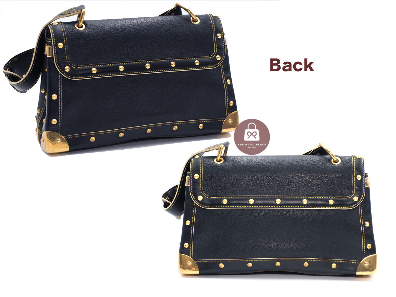 Louis Vuitton M91820 Black Suhali Goat Leather Le Talentueux Shoulder Bag (DU0046) - Image 3