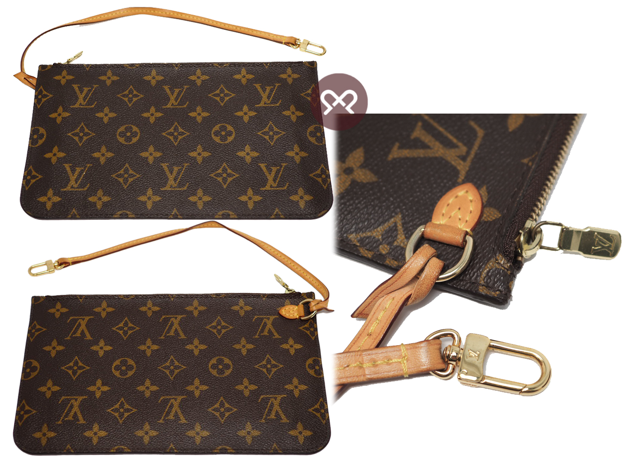Louis Vuitton Monogram Canvas M40997 Neverfull MM Shopping Bag -CA0134/ CA0144 - Image 11