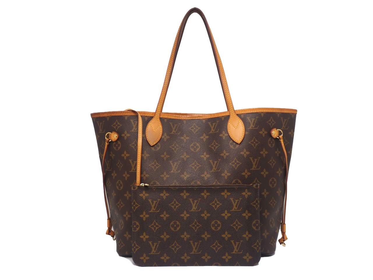 Louis Vuitton Monogram Canvas M40997 Neverfull MM Shopping Bag -CA0134/ CA0144