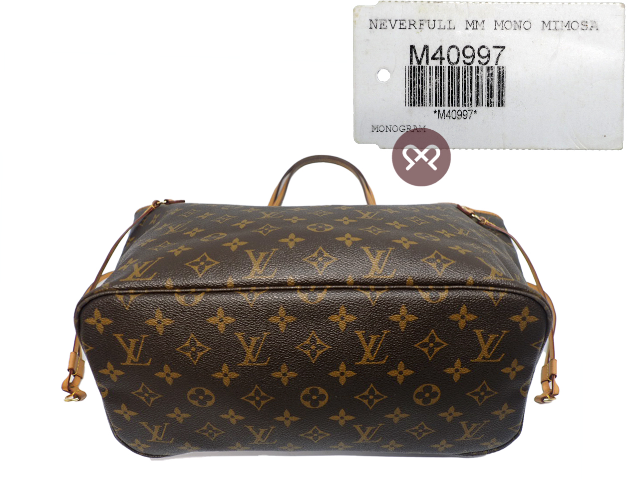 Louis Vuitton Monogram Canvas M40997 Neverfull MM Shopping Bag -CA0134/ CA0144 - Image 4