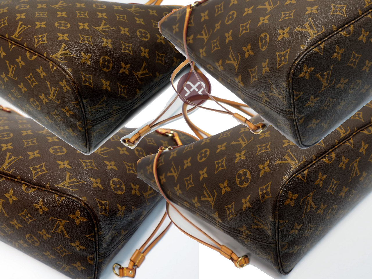 Louis Vuitton Monogram Canvas M40997 Neverfull MM Shopping Bag -CA0134/ CA0144 - Image 10