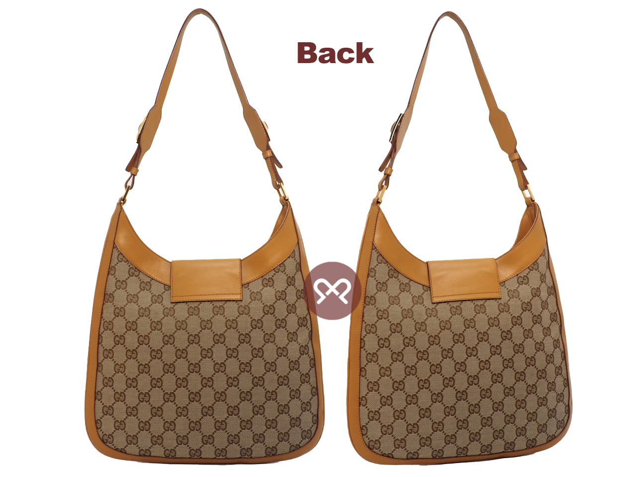 Gucci 001-4129-001013 Jackie Mustard Yellow/ Beige GG Vintage Hobo Shoulder Bag - Image 3