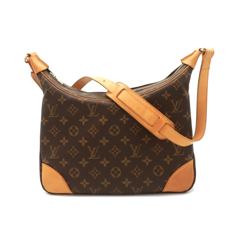 Louis Vuitton M51265 Boulogne Monogram Canvas Hobo Shoulder/ Crossbody Bag -AS0051