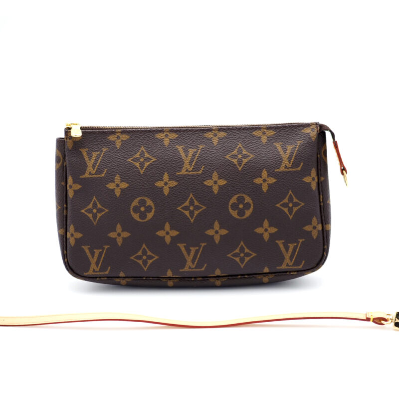 Louis Vuitton M40712 Monogram Canvas Pochette Accessories Pouch (AR0948)-Repaired