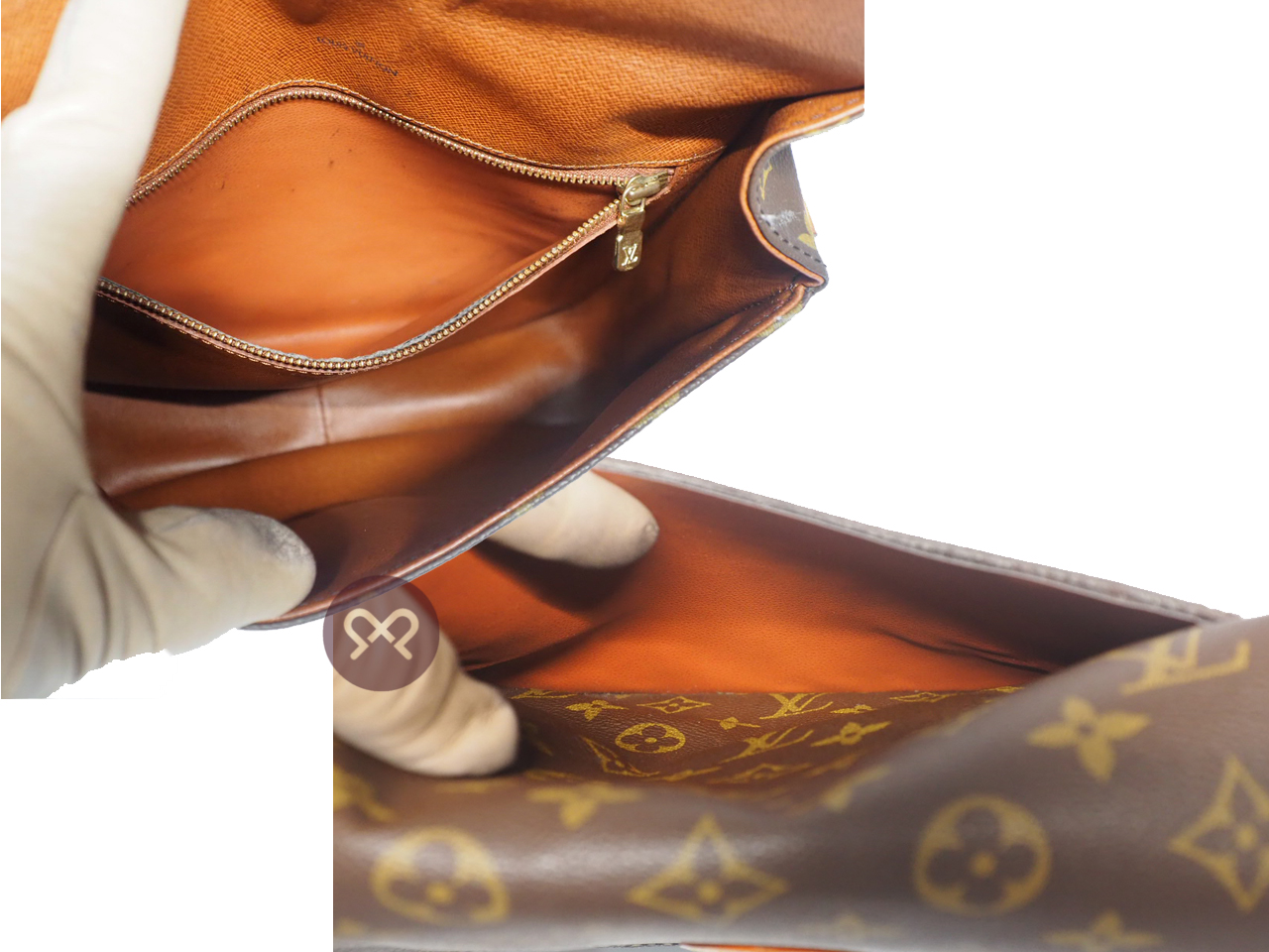 Louis Vuitton M51242 Monogram Canvas Saint-Cloud GM Crossbody Bag- TH1900 - Image 11