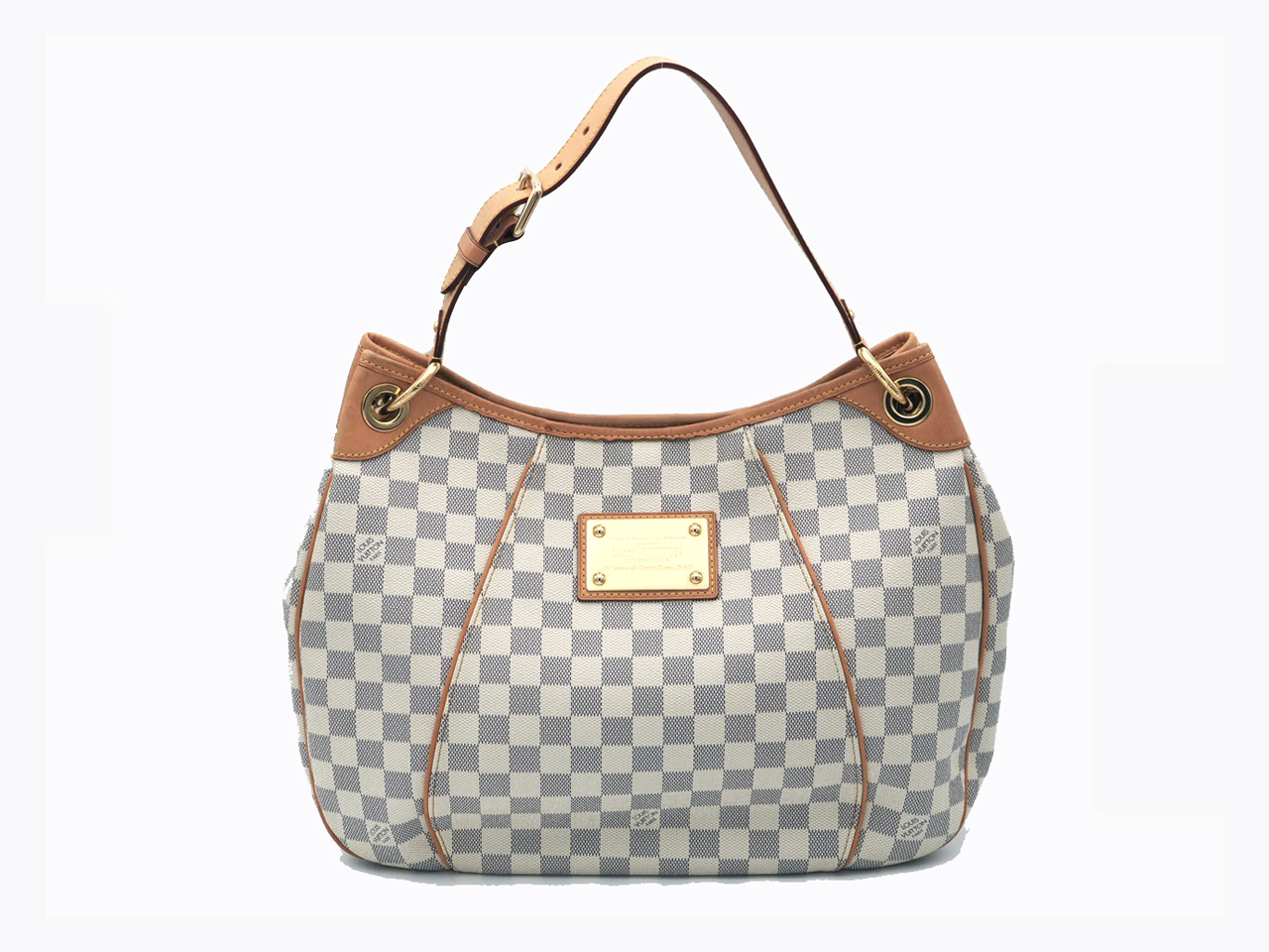 Louis Vuitton N55215 Damier Azur Galliera PM Hobo Bag (SP4019)