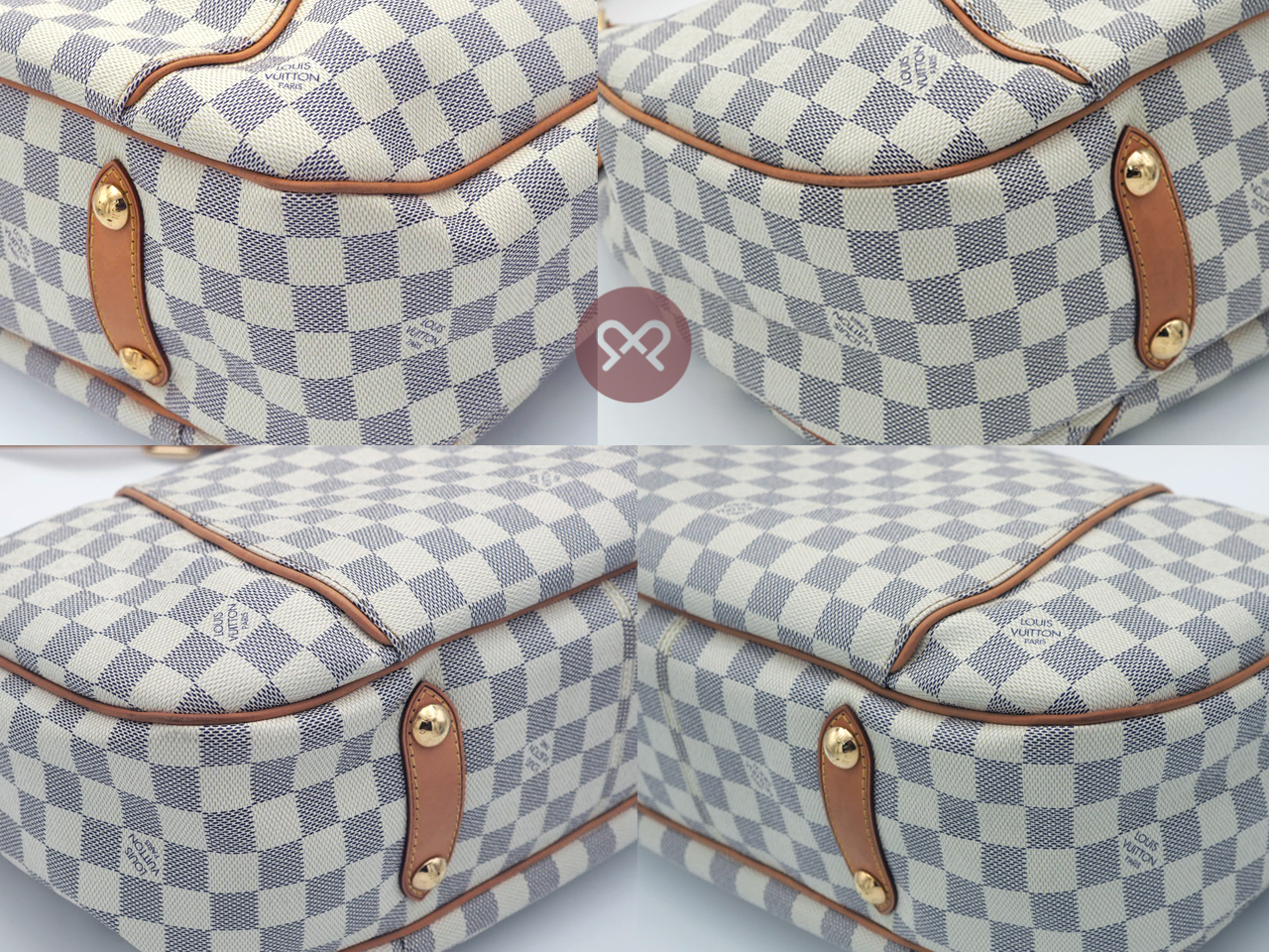 Louis Vuitton N55215 Damier Azur Galliera PM Hobo Bag (SP4019) - Image 5