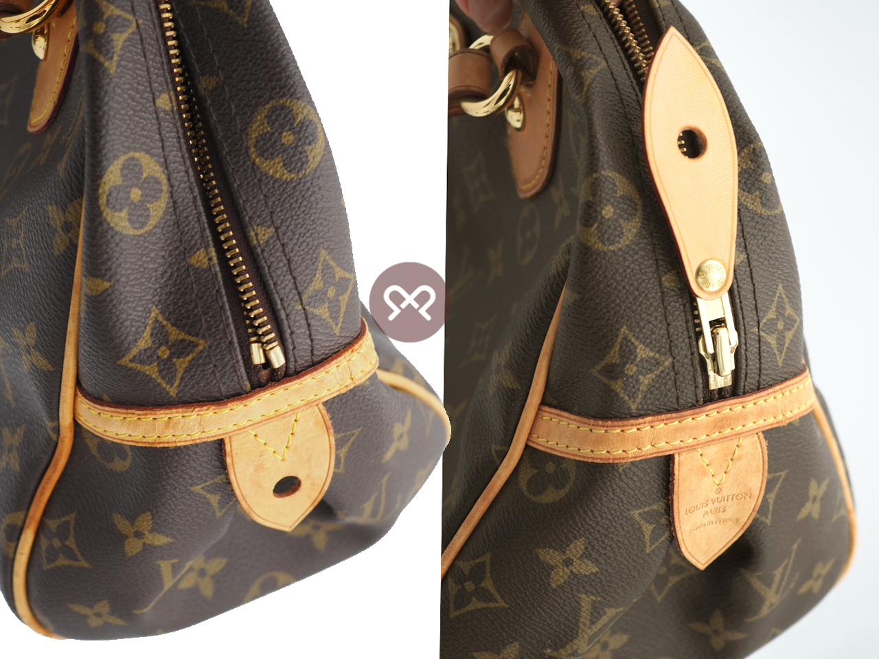 Louis Vuitton M95565 Monogram Canvas Montorgueil PM Shoulder Bag (SP1008)- Repaired - Image 8