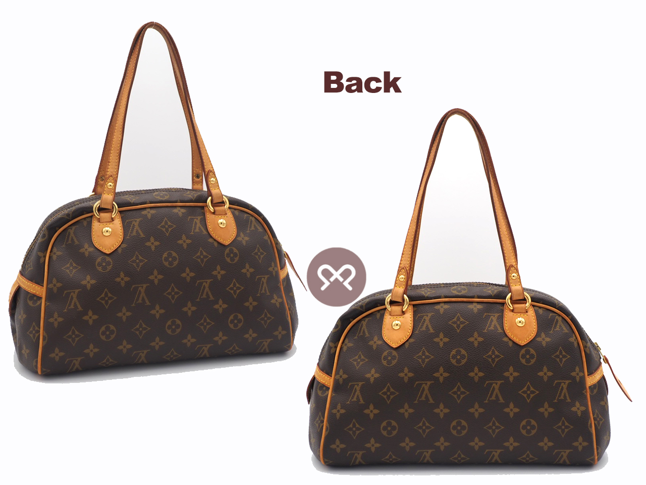 Louis Vuitton M95565 Monogram Canvas Montorgueil PM Shoulder Bag (SP1008)- Repaired - Image 3